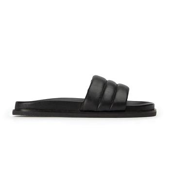 Flat Sandals Tony Bianco Lucas Black Nappa 1.5cm Negras | ECXMI68111