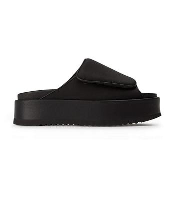 Sandalias Tony Bianco Roxana Black Scuba 6cm Negras | FECUI39238