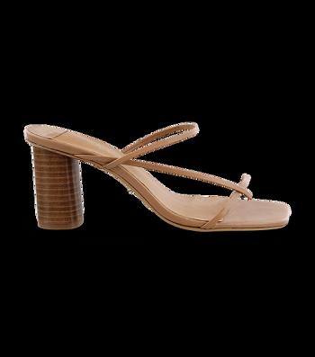 Sandalias de dedo Tony Bianco Ruby Skin Capretto 7cm Arena | UECND99791