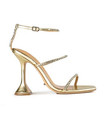 Tacones De Novia Tony Bianco Skye Gold Nappa Metallic 10.5cm Doradas Metal | ECCVG91654