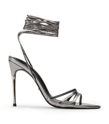 Tacones con tiras Tony Bianco Mavis Gunmetal Glimmer 10.5cm Gris | ECZDE81137