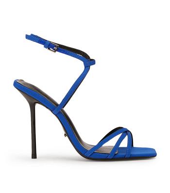 Tacones con tiras Tony Bianco Nomad Azure Crepe 10.5cm Azur | BECSO11396