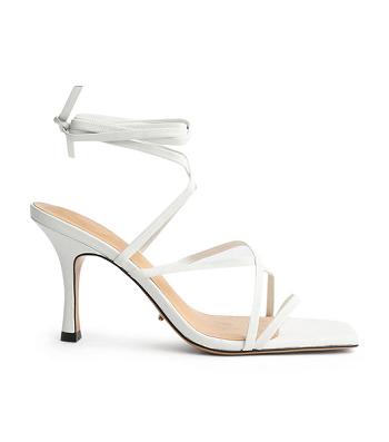 Tacones de aguja Tony Bianco Caden White Sheep Nappa 8.5cm Blancas | ECNZX54071