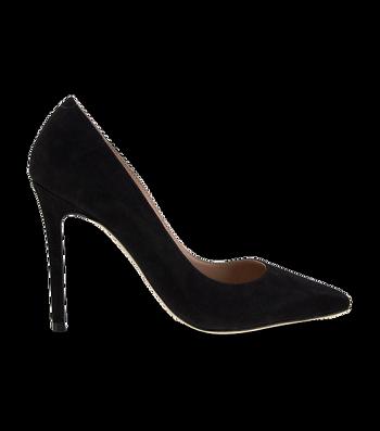 Tacones de aguja Tony Bianco Lotus Black Kid Suede 10.3cm Negras | PECER31278