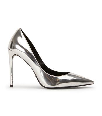 Tacones de evento Tony Bianco Anja Silver Shine 10.5cm Plateadas | GECUC27168