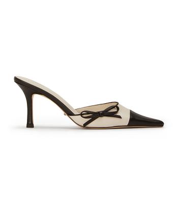 Tacones de evento Tony Bianco Shirley Bone/Black 8cm Beige Negras | EECHC38926