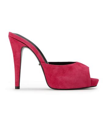 Zapatos Plataforma Tony Bianco Love Lipstick Suede 12cm Rojas | ECZDE72876