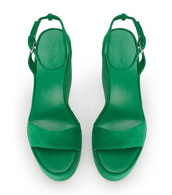 Zapatos Plataforma Tony Bianco Vesna Jade Suede 13cm Verde | DECVO97291